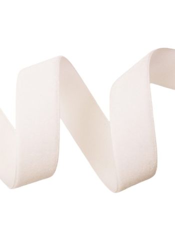 Bársony szalag 22mm x 10m - Ekrü 22mm x 10m ZV22-03