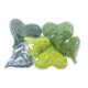 Szív szizál 5 cm zöld- sötétzöld- világoszöld 3 féle S/6