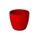 Base kerámia kaspó piros 13cm