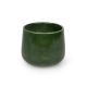 Moda kerámia kaspó fényes fenyőzöld 15cm