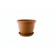 Virágcserép+Alátét Venecia 14cm Terra (24/#_4200/rkl)