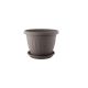 Virágcserép+Alátét Venecia 20cm Mokka (24/#_1440/rkl)