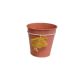 Bádog Kaspó Levél Logó 140-B-534/S - D13*13H*D9cm (90/#)