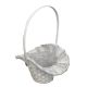 Bambusz Flor. Fehér 66-54/W - 22*17*H13/30cm (8/gy_72/#)