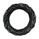 (Rattan) Koszorúalap 40cm Fekete A-40/BLACK - D40*8cm (16/#)