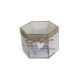 (Rattan) Kaspó Fából 6 Szög 140-W-603/M - D17*H12cm (40/#)