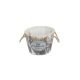(Rattan) Fa Kaspó Cirmos Kerek Kötélfülű 232-W-203/S - D14-5*H12-5cm (72/#)