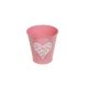 Bádog Kaspó Pink- Szív A Szívben 140-B-22-07 - D13/9*H13cm (120/#)