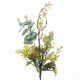 Eukaliptusz művirág csokor, 49.5cm magas - Sárga  AF021-02
