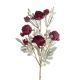 Hamvas rózsa ág, 56cm magas - Vörös  AF022-02