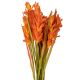 Kardvirág selyemvirág csokor, 57cm magas - Narancssárga  AF049-02