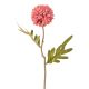 Dandelion selyemvirág szál, 38cm magas - Sötét rózsaszín  AF056-01