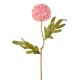 Dandelion selyemvirág szál, 38cm magas - Rózsaszín  AF056-03