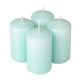 Adventi henger gyertya készlet- 7 x 4cm - Lakk menta