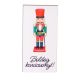 4db. Boldog karácsonyt! feliratos- diótörős fa táblácska- 4 x 10cm