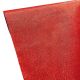Metál vászon dekorációs anyag- asztali futó- 28cm x 5m - Piros