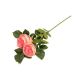 Selyemvirág angol rózsa ág 62cm rózsaszín