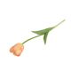 Selyemvirág tulipán cirmos gumi 41cm rózsaszín